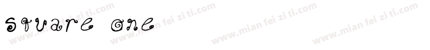 square one字体转换